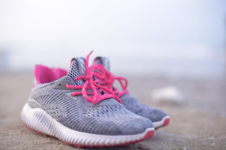 Pair of Grey Sneakers